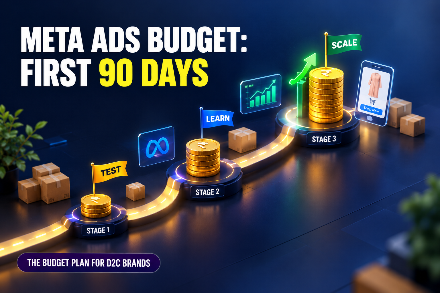 Meta Ads Budget for D2C Brands in India: First 90 Days